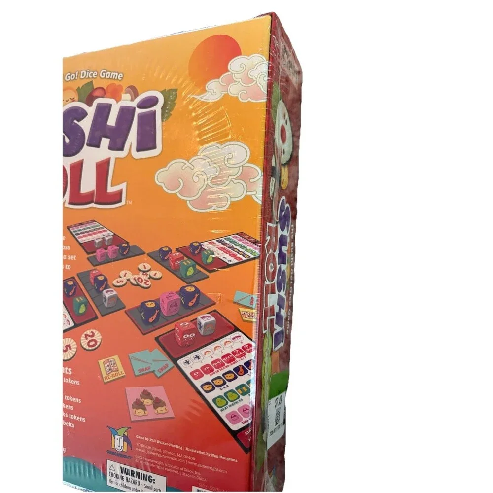 Gamewright Sushi Roll Board Game - The Sushi Go! Dice Game - NEW In Box, Sealed